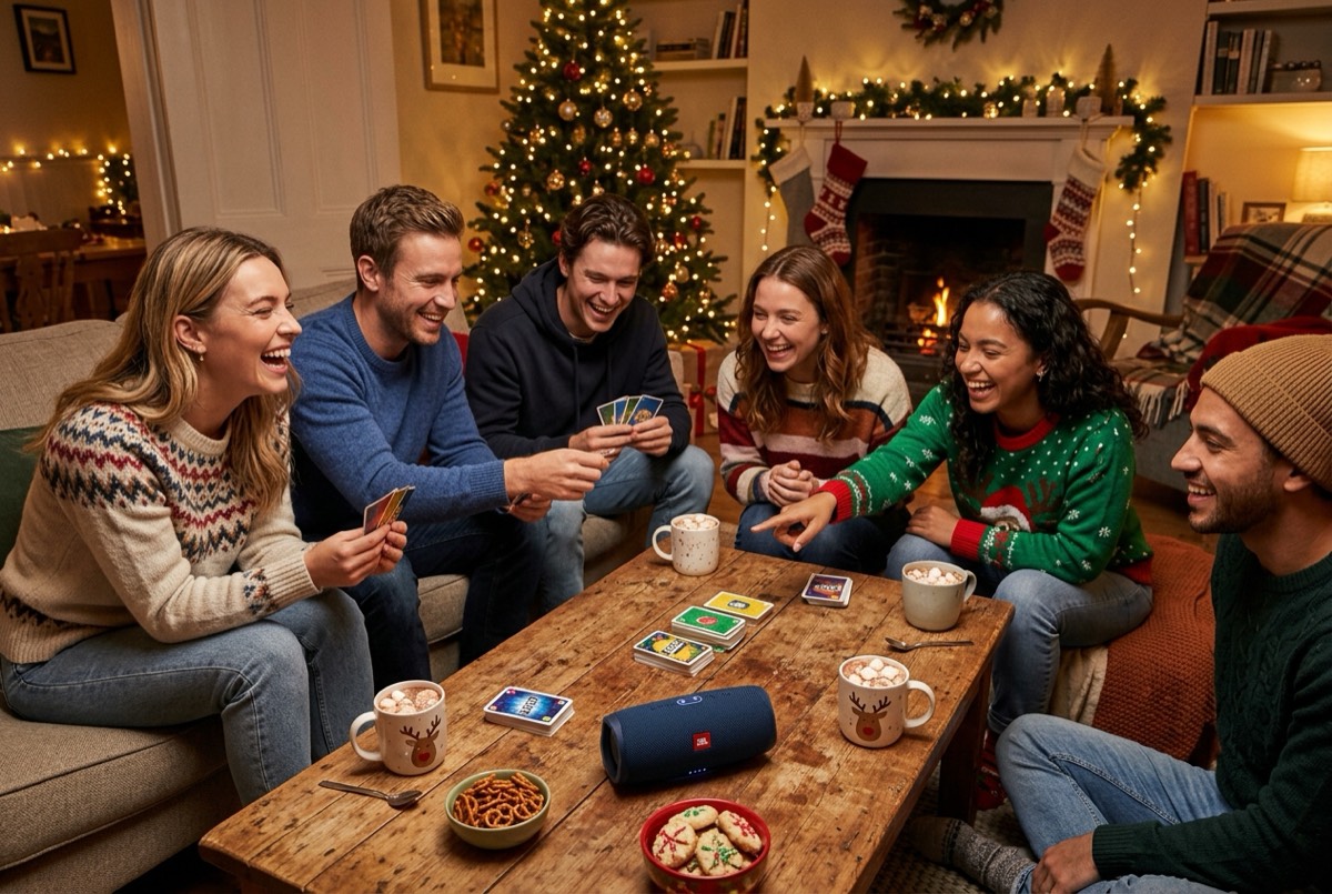 Regalos para amigos y juegos en Navidad