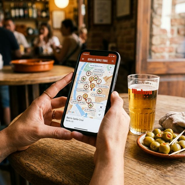 Mapa de ruta de tapas