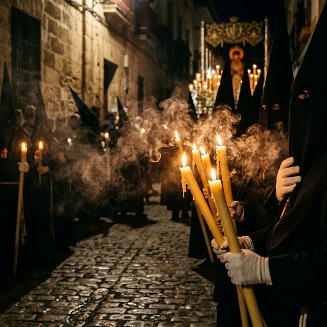 Procesión de noche